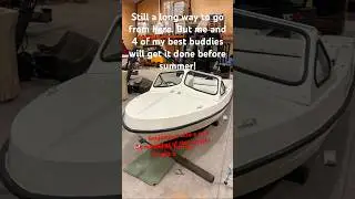 14 year olds restores boat 🛥️