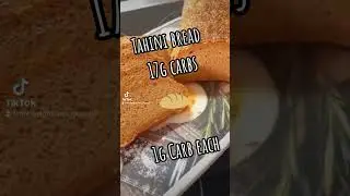 Tahini bread 🍞 Atkins and low carb bread #atkinsdiet #lowcarbbread