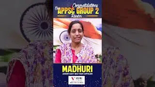 APPSC Group-2 2026 Result | Ranker Testimonial | Madhuri (Assistant Section Officer ) | Vishnu IAS