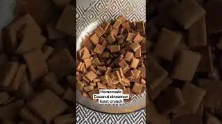 Домашние хрустящие тосты с кокосом и корицей. Завтра выложу этот рецепт! #веганскиерецепты #хлопья