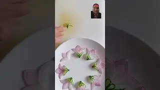 Amazing onions salad plate decoration 👌🥰🙏🥳😋 #creative #art #chef 👍 #vegetablecarving 🙏