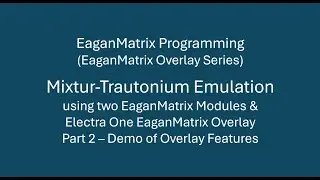 EaganMatrix Overlay Development Part 2 - Mixtur-Trautonium Demo