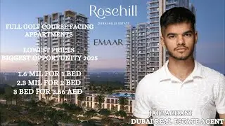 Full Golf Course View Apartments in Dubai Hills Estate| Lowest Price Ever in 2025 Rose Hill By Emaar