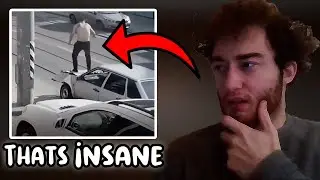 HE REALLY JUMPED ON THE CAR!|20 weirdest things caught on security cameras! |