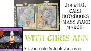 Journal card notebooks part of Mass Make March