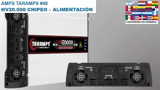 AMPS TARAMPS #46 - AMPLIFICADOR HIGH VOLTAGE TARAMPS HV20.000 CHIPEO - ALIMENTACIÓN