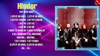 Hinder Greatest Hits 2024- Pop Music Mix - Top 10 Hits Of All Time