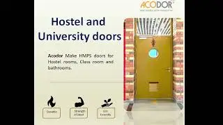 Fire Safety First: Acodor Fire-Rated Steel Doors