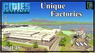 Cities Skylines Make LOTS of Money Unique Factories and Warehouses New Brighton Let's Play S04E48