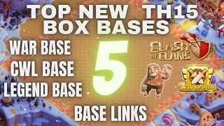 AFTER UPDATE | TOWN HALL 15 TH15 WAR BASE WITH LINK | TH15 LEGEND BASE WITH LINK / CLASH OF CLANS