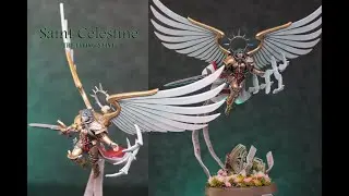 Warhammer 40K Saint Clestine painting