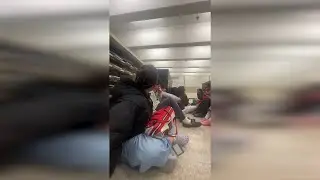 Students huddle together in library after fatal shooting at Brown University
