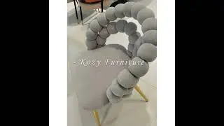Modern Luxury Comfortable Makeup Armrest Chair Home Kitchen Gray Minimalist Velvet Dining Chairs