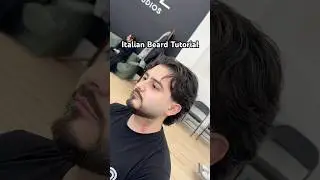 Italian beard/ faded goatee tutorial #barber #chicagobarber