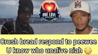 Crush bread responded to peewee u know who unalive niah😳
