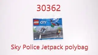 Building LEGO 30362 City - Sky Police Jetpack polybag
