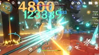 My Xiao Highest damage.. C0, R1 jade spear