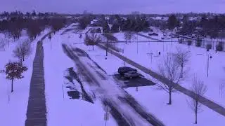 Snow's day flight and I crashed my drone