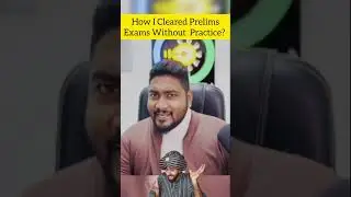 How I Clear Prelims Exam without Practice & Mock Tests 🔥 @CareerDefiner By Kaushik Mohanty #shorts