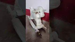 walking horse with gear motor#simblueproject #battery#diy #gearmotor