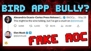 Elon Musk's Creepy Obsession With AOC & Twitter Stock PLUMMETS