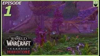 World of Warcraft Classic Era HARDCORE - Night Elf Hunter - Pt.1 - Teldrassil Leveling - Gameplay