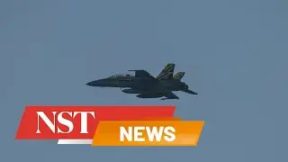 RMAF Hornet's eye-catching livery draws crowd at Aussie air combat exercise