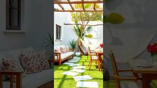 Cozy Patio with Hammock | Relaxing Backyard Escape #home #gardendesign #outdoorliving