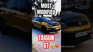 VW TAIGUN GT MODIFIED😍❤️&zwj;🔥👌🏽 #vwtaigun #volkswagentaigun #volkswagenindia #vwvirtus #taigun