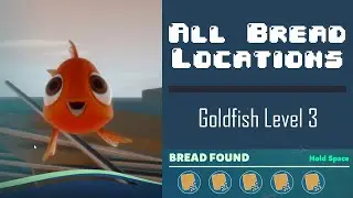 Bread locations for Goldfish Level 3 [I Am Fish]