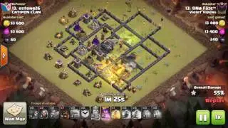 Clash of Clans TH9 GoBoHo 3 STAR ATTACK