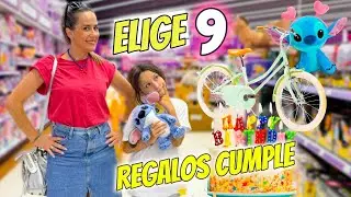 MI HIJA MARTINA ELIGIENDO 9 REGALOS POR SU 9 CUMPLEAÑOS