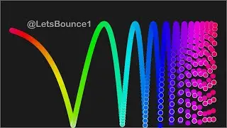 Relaxing Bouncing Balls: 1 Hour of Calming Music for Sleep and Screensaver #asmr