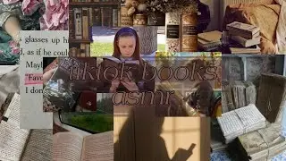 tiktok books asmr (book reading, silent reviews, annotations, book crafts)