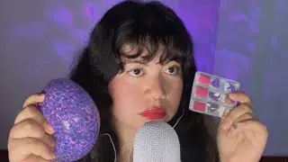 ASMR MOUTHSOUNDS MASCANDO CHICLE + SQUISHY (100 % WHISPERING) 💤