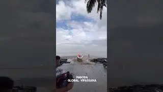 PAGODA GLOBAL VIPASSANA || MUMBAI GORAI ||#shorts |#travelsphere |#ytshorts |#yt |#pagoda #buddhist