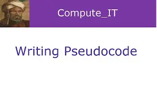 How to Write Pseudocode