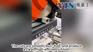 Real-world test of the VJS cold cutting saw blade for metalworking! Multi-profile through-cutting
