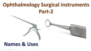 EYE Instruments| Part-2 |Surgical Names,Pictures and uses