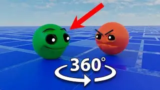 rock on the ground but it's 360&ordm; VR | Geometry dash