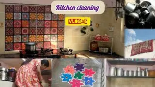 Full Kitchen Cleaning Routine✨பொங்கல் preparation🌸#tamil #vlog #kitchen #deepcleaning #tips 