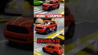 MINI COOPER RED Miniatura-INSTALA&Ccedil;&Atilde;O dos FAR&Oacute;IS e CUSTOM #drag #race #minicooper #diecast #carros
