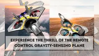 Remote Control Gravity-Sensing Plane &ndash; Sleek Glider Aircraft with EPP Foam Design