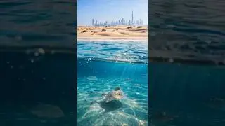 From Sand to Luxury 🏖️ | AI Dubai Beachfront Villa (CGI)