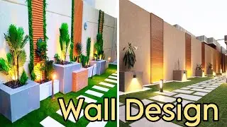 Wall Design | Modern Fence Design | Garden Wall Design | Home Exterior Wall Design |Backyard fence