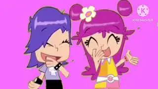 Puffy AmiYumi like Harry Lyme Touching the Hot Door Handle!