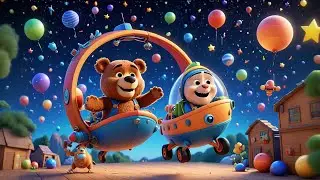 My Teddy Flew a Rocket! 🧸🚀 | Space Adventure for Kids | Fun Learning Video for Toddlers & Preschool