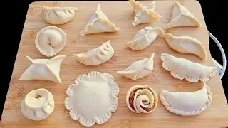 How to wrap dumplings/momos/15 ways Momo Warp //Easy Ways//How to fold momo