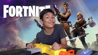 FORTNITE X NERF AR-L SCAR RIFLE UNBOXING+REVIEW (Hooked On Fun Videos)