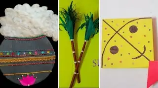 3 Amazing Crafts For Pongal| Sankranthi Special Craft Ideas| School Project Ideas